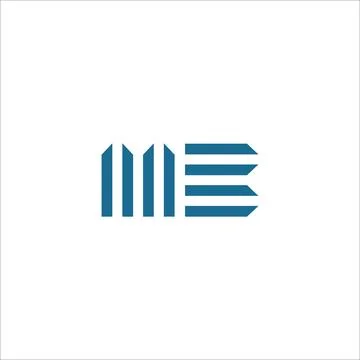 Initial letter MB logo or BM logo vector design template Stock Illustration