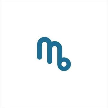 Initial letter MB logo or BM logo vector design template Stock Illustration