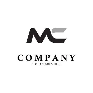 Initial Letter MC Icon Vector Logo Template Illustration Design Stock Illustration