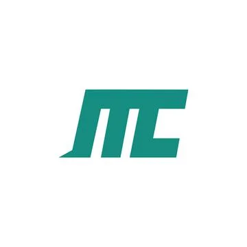 Initial letter MC logo or CM logo vector design template Stock Illustration