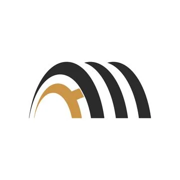 Initial letter MH logo or HM logo vector design template Stock-Illustration