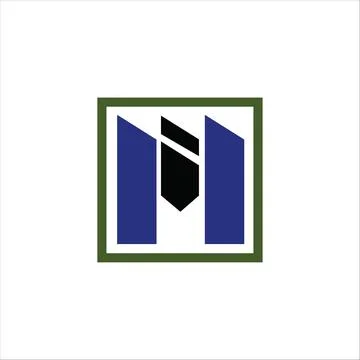 Initial letter MI logo or IM logo vector design template Stock Illustration