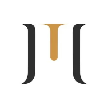 Initial letter mj logo or jm logo vector design template Stock Illustration