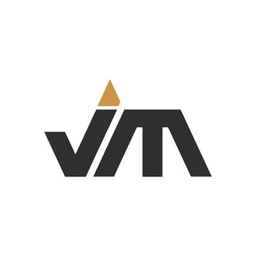 Initial letter mj logo or jm logo vector design template Stock Illustration