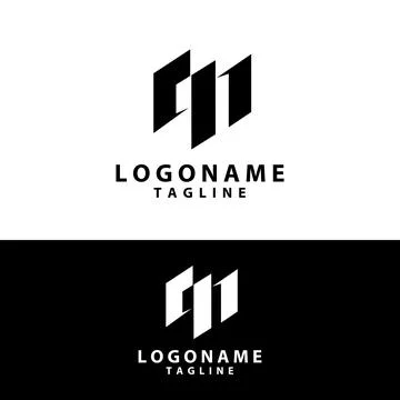 Initial letter MP modern vector logo design Stock-Illustration