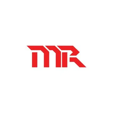 Initial letter MR logo or RM logo vector design template Stock Illustration