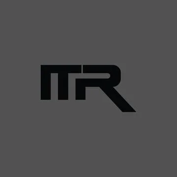 Initial letter MR logo or RM logo vector design template Stock Illustration