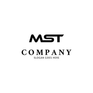 Initial Letter MST Icon Vector Logo Template Illustration Design Stockillustratie