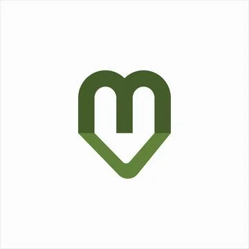 Initial letter MW logo or WM logo vector design template Stock Illustration