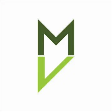 Initial letter MW logo or WM logo vector design template Stock-Illustration