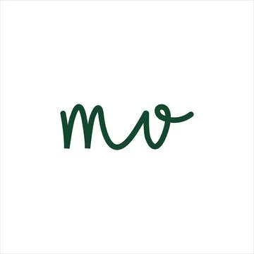 Initial letter MW logo or WM logo vector design template Stock Illustration