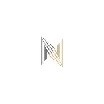 Initial letter N logo or NN logo vector design template Stock Illustration