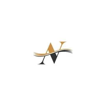 Initial letter N logo or NN logo vector design template Stock Illustration