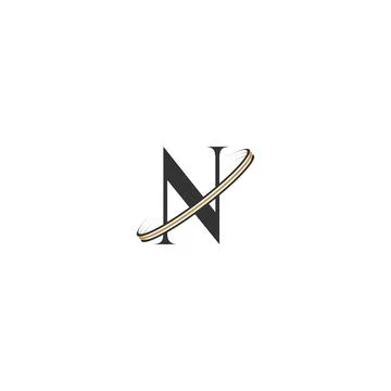 Initial letter N logo or NN logo vector design template Stock Illustration