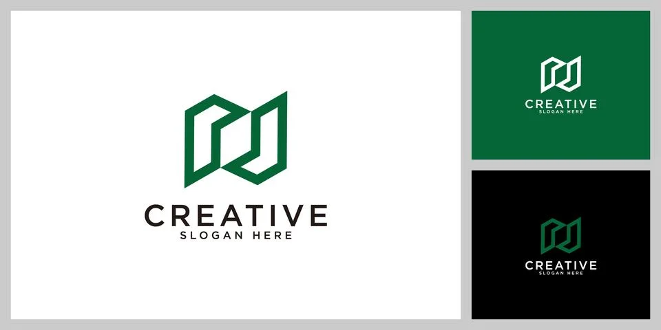 Initial letter n logo vector design Stock Illustration