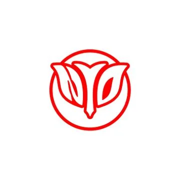 Initial letter N O bow and arrow, modern minimalist design with circle decora Stock Illustration