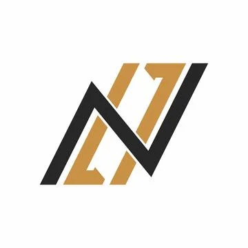 Initial letter NH logo or HN logo vector design template Stock Illustration
