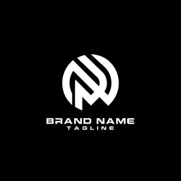 Initial Letter NP Logo Design vector Иллюстрация