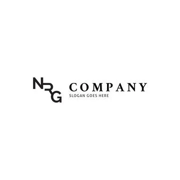Initial Letter NRG Icon Vector Logo Template Illustration Design Stock Illustration