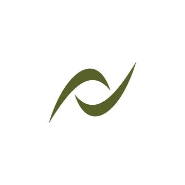 Initial letter NV logo or VN logo vector design template Stock-Illustration