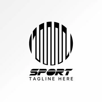 Initial letter O 3D line font like iron bars monogram typography brand 스톡 일러스트