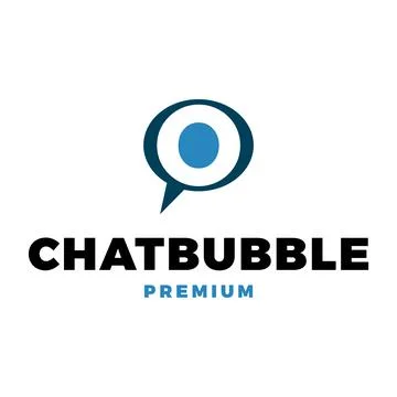 Initial Letter O Chat Bubble Icon Vector Logo Template Illustration Design Stock-Illustration