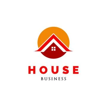 Initial Letter O House or Circle House Icon Logo Design Template Stock Illustration