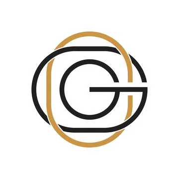 Initial letter OG logo or GO logo vector design template Stock Illustration