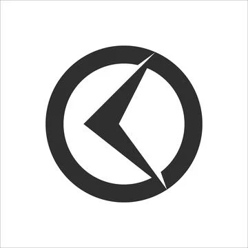 Initial letter OK logo or KO logo vector design template Stock Illustration