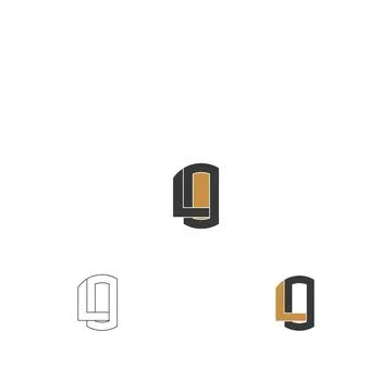 Initial letter OL logo or LO logo vector design template Stock Illustration