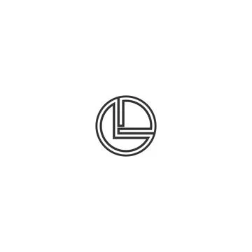 Initial letter OL logo or LO logo vector design template Stock Illustration