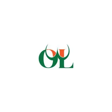 Initial letter OL logo or LO logo vector design template Stock Illustration