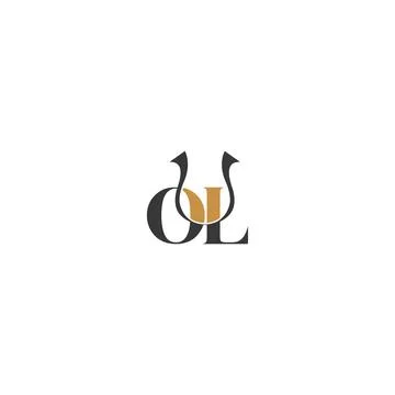 Initial letter OL logo or LO logo vector design template Stock Illustration