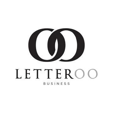Initial letter OO icon logo design inspiration Stock Illustration