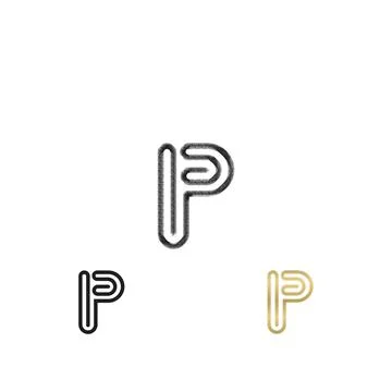 Initial letter P logo or PP logo vector design template Stock Illustration