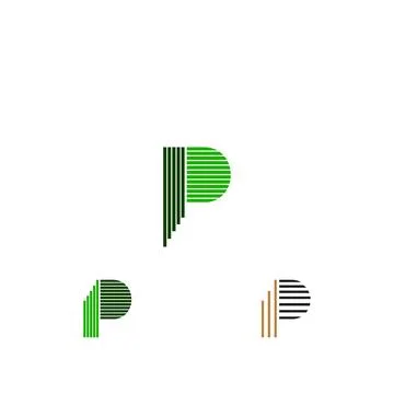 Initial letter P logo or PP logo vector design template Stock Illustration