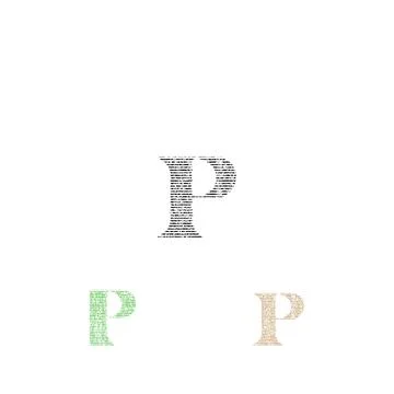 Initial letter P logo or PP logo vector design template Stock Illustration