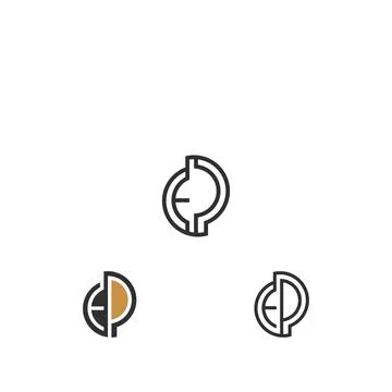 Initial letter P logo or PP logo vector design template Stock Illustration