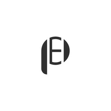 Initial letter P logo or PP logo vector design template Stock-Illustration