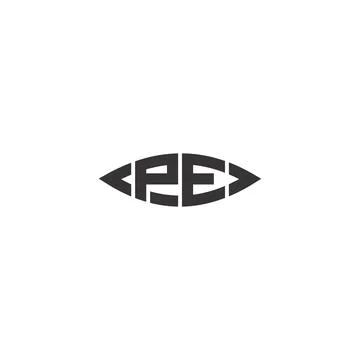 Initial letter P logo or PP logo vector design template Stock Illustration