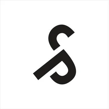 Initial letter PS logo or SP logo vector design template Stock Illustration