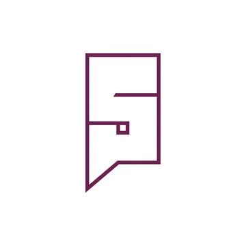 Initial letter PS logo or SP logo vector design template Stock-Illustration