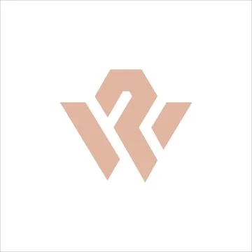 Initial letter PW logo or WP logo vector design template Stock Illustration