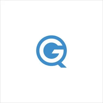 Initial letter QG logo or GQ logo vector design template Stock-Illustration