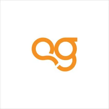 Initial letter QG logo or GQ logo vector design template Stock-Illustration