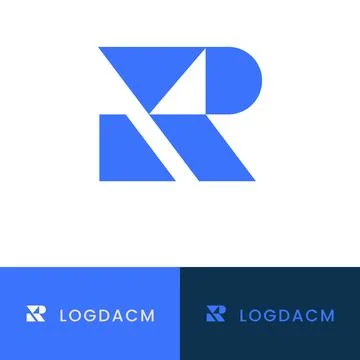 Initial Letter R Electric Logo, letter R and thunder bolt icon combination .. Illustrazione stock