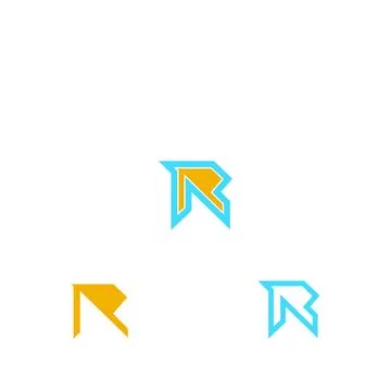 Initial letter R logo or RR logo vector design template Stock Illustration