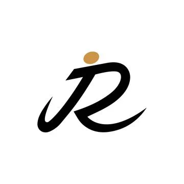 Initial letter rj logo or jr logo vector design template Stock-Illustration