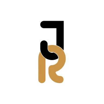 Initial letter rj logo or jr logo vector design template Stock-Illustration