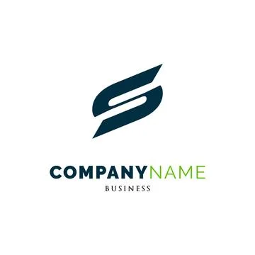 Initial Letter S Icon Logo Design Template Stock Illustration